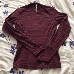 Lululemon - long sleeve running top (size 6)
